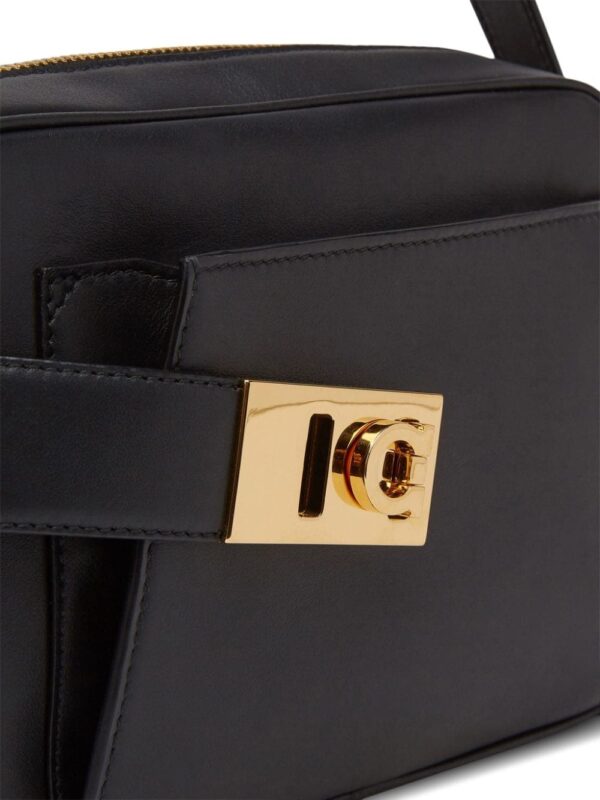 Ferragamo Gancini-buckle leather crossbody bag - Image 4