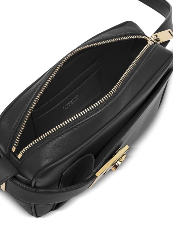 Ferragamo Gancini-buckle leather crossbody bag - Image 5