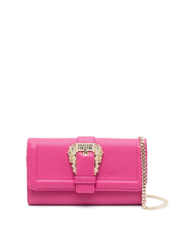 Versace Jeans Couture Baroque buckle shoulder bag
