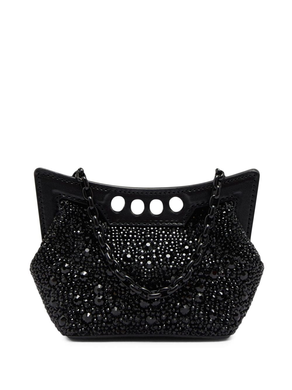 Alexander McQueen micro The Peak clutch bag
