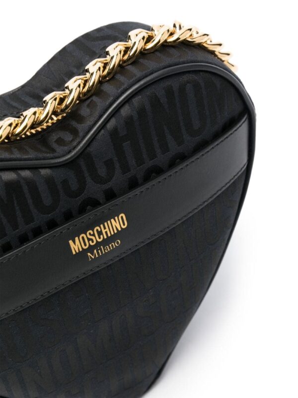Moschino monogram-print leather tote bag - Image 4