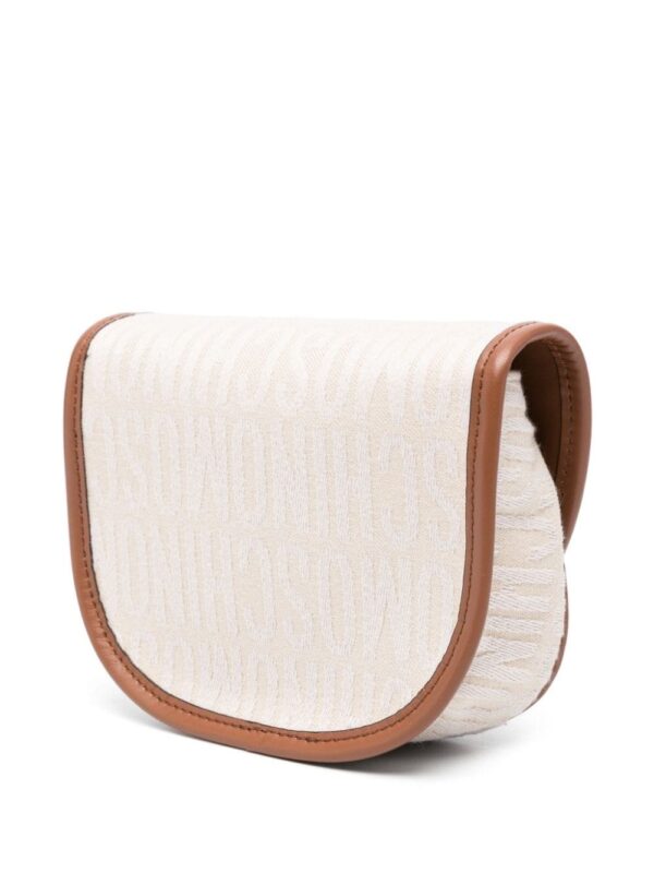 Moschino logo-jacquard crossbody bag - Image 3