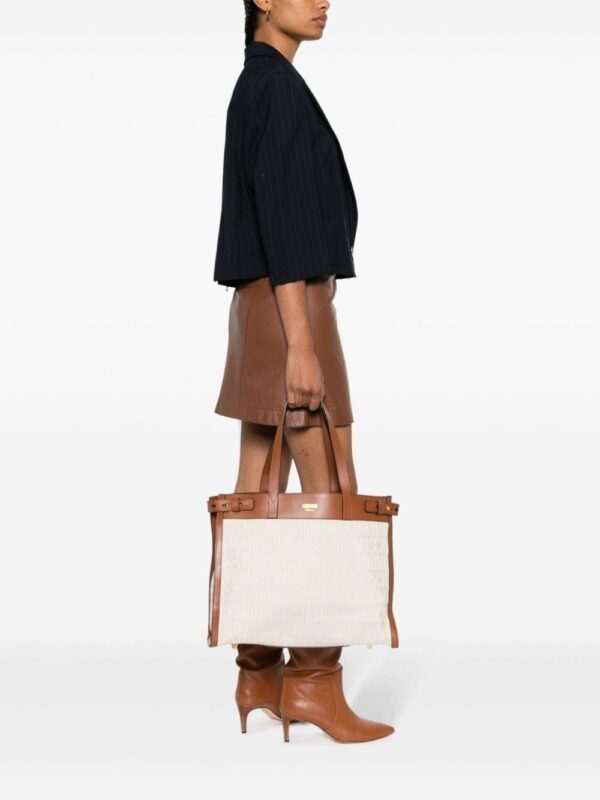 Moschino logo-jacquard open-top tote bag - Image 2