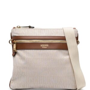 Moschino monogram-jacquard crossbody bag