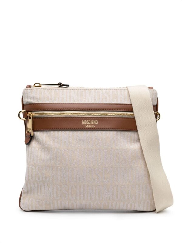 Moschino monogram-jacquard crossbody bag