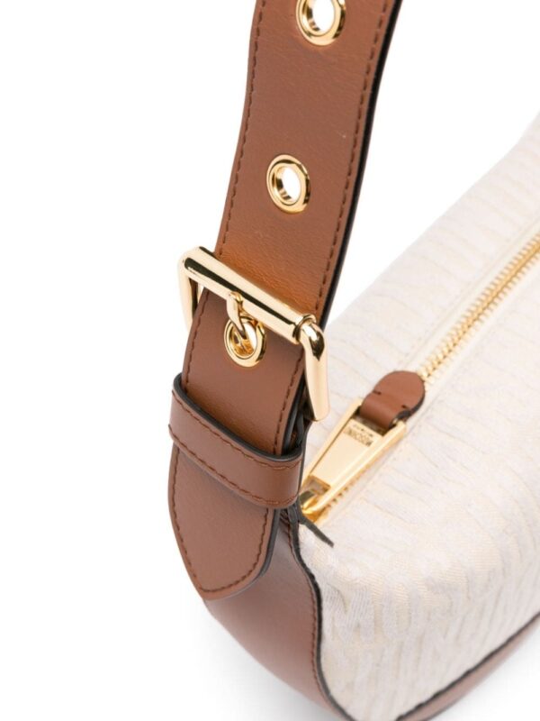 Moschino logo-jacquard shoulder bag - Image 4