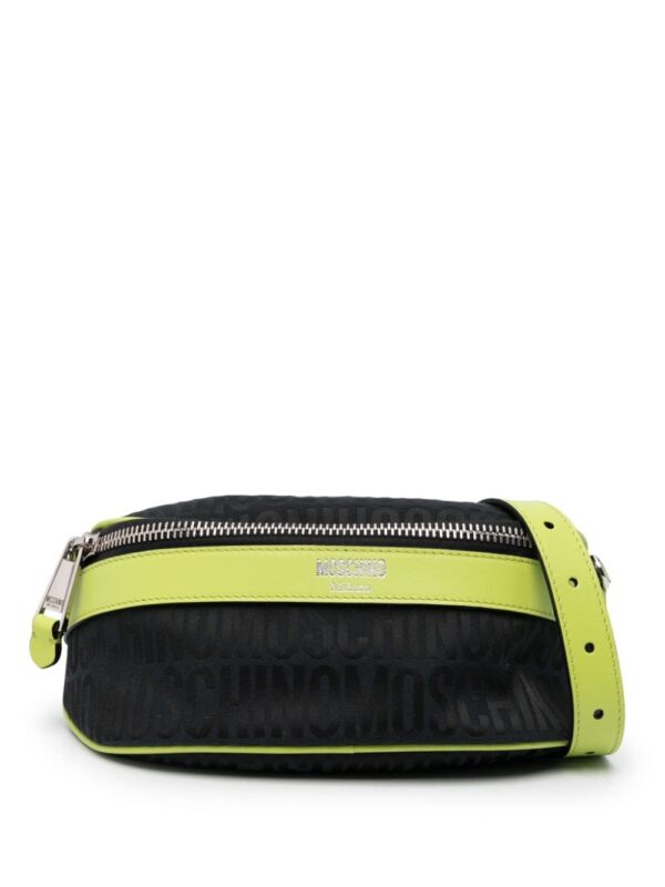 Moschino logo-jacquard belt bag