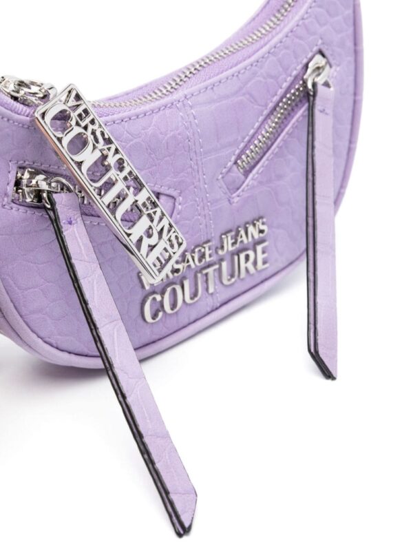 Versace Jeans Couture crocodile-embossed shoulder bag - Image 5