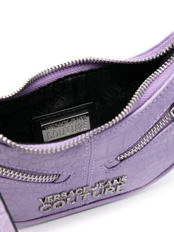 Versace Jeans Couture crocodile-embossed shoulder bag - Image 8