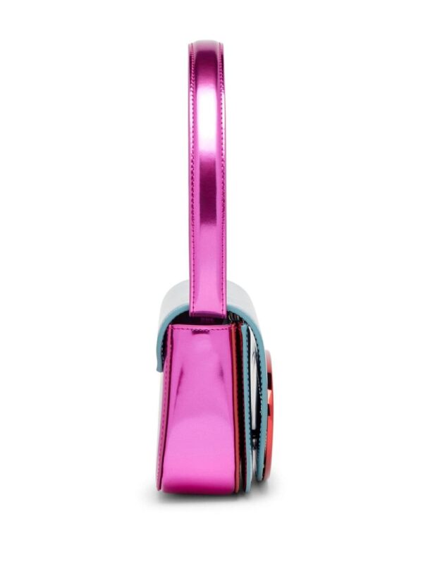 Diesel 1DR mirrored-finish shoulder bag - Image 3