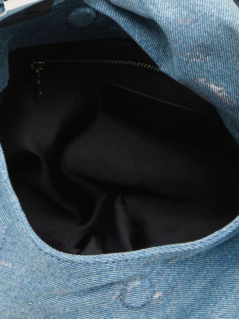 Diesel Grab-D M logo-plaque shoulder bag - Image 3