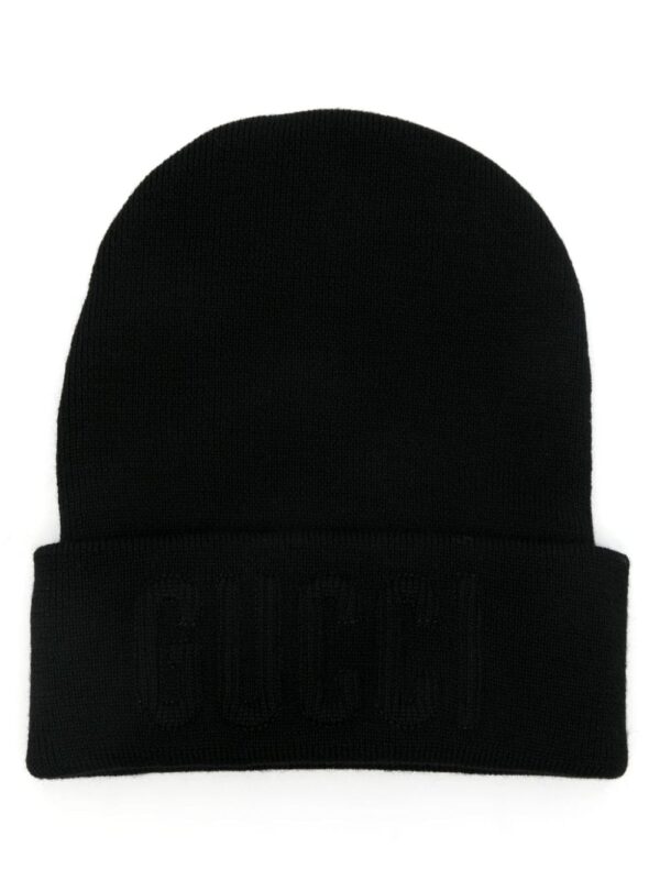 Gucci logo-embossed wool beanie