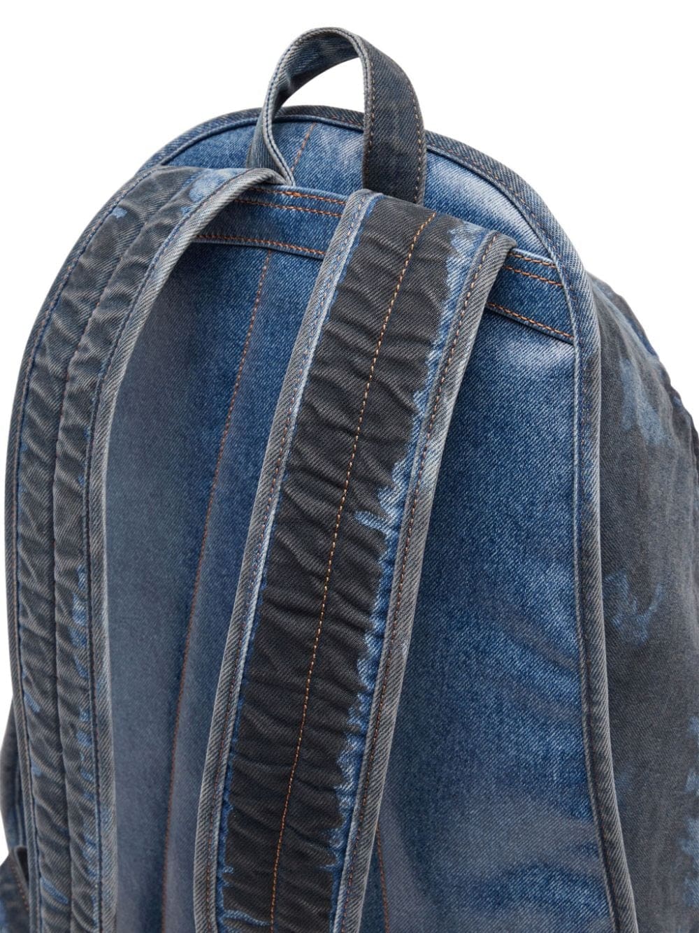 Diesel Rave coated denim backpack - Image 5