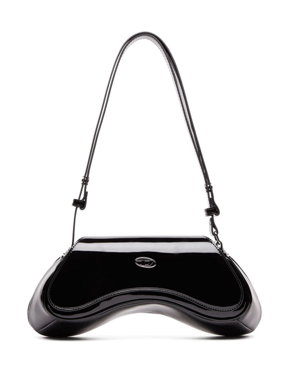 Diesel Play glossy shoulder bag