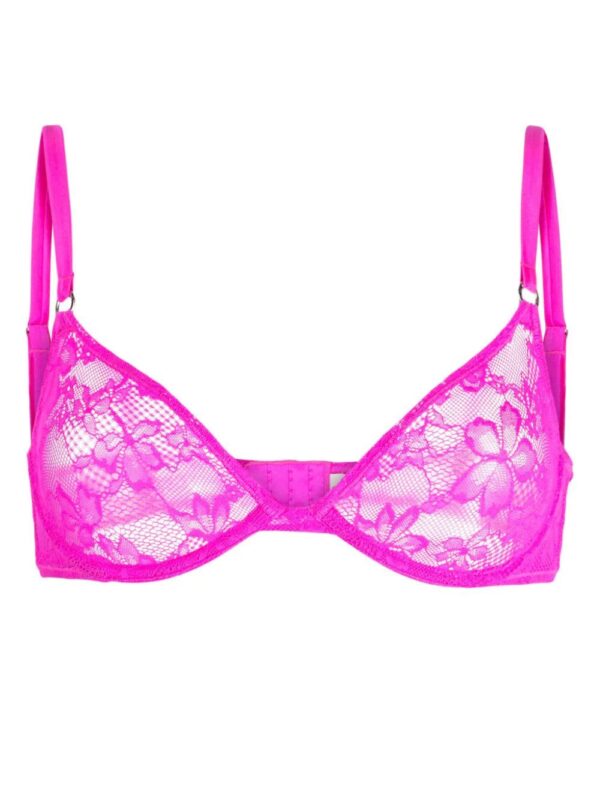 Fleur Du Mal  floral-lace underwire-cup bra