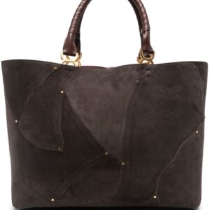 Chloé Marcie suede-patchwork tote bag