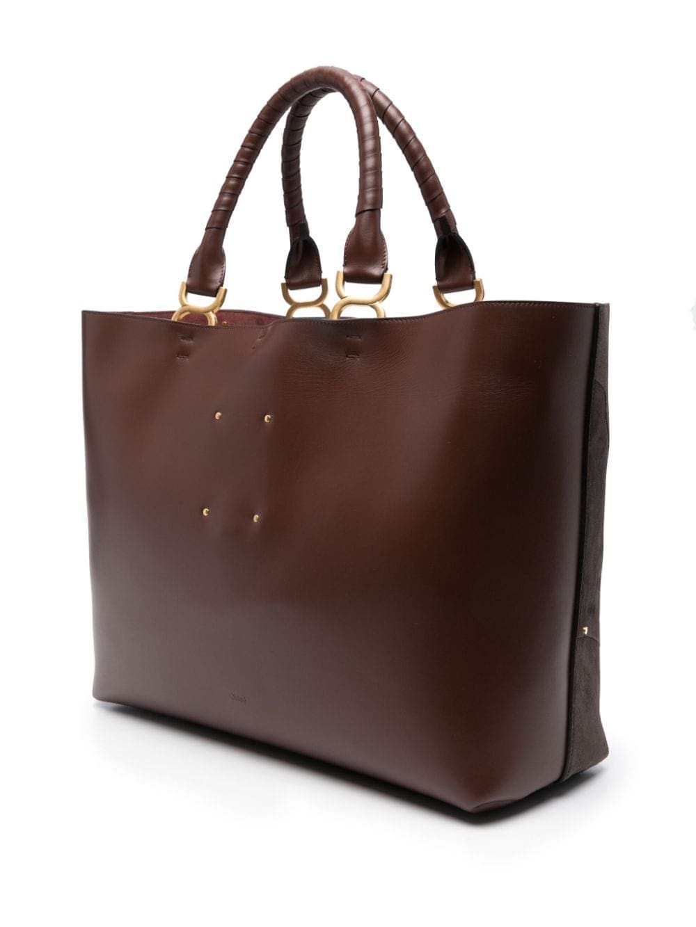 Chloé Marcie suede-patchwork tote bag - Image 3