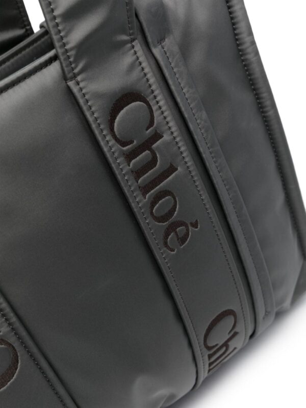 Chloé medium Woody tote bag - Image 4