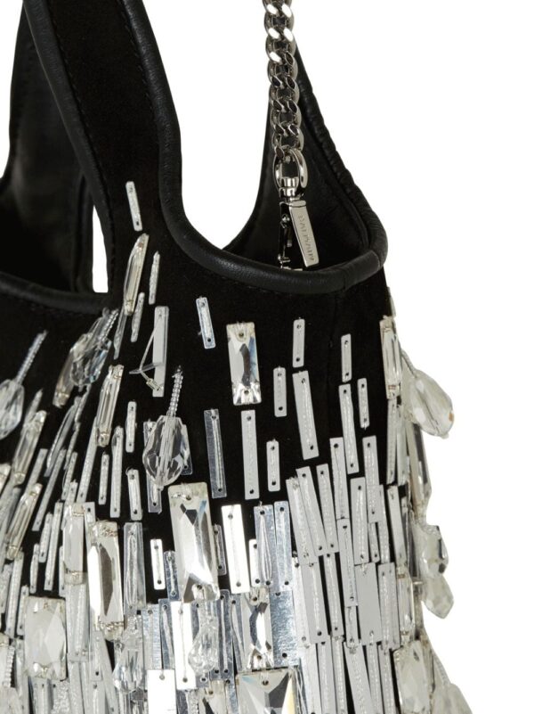 Balmain small Grocery crystal-embellished bag - Image 5