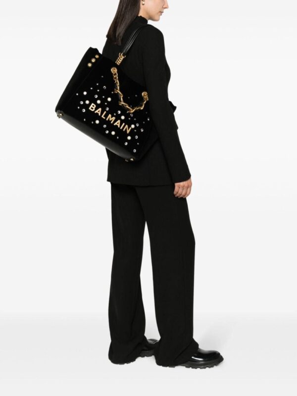 Balmain 1945 rhinestone-embellished tote bag - Image 2