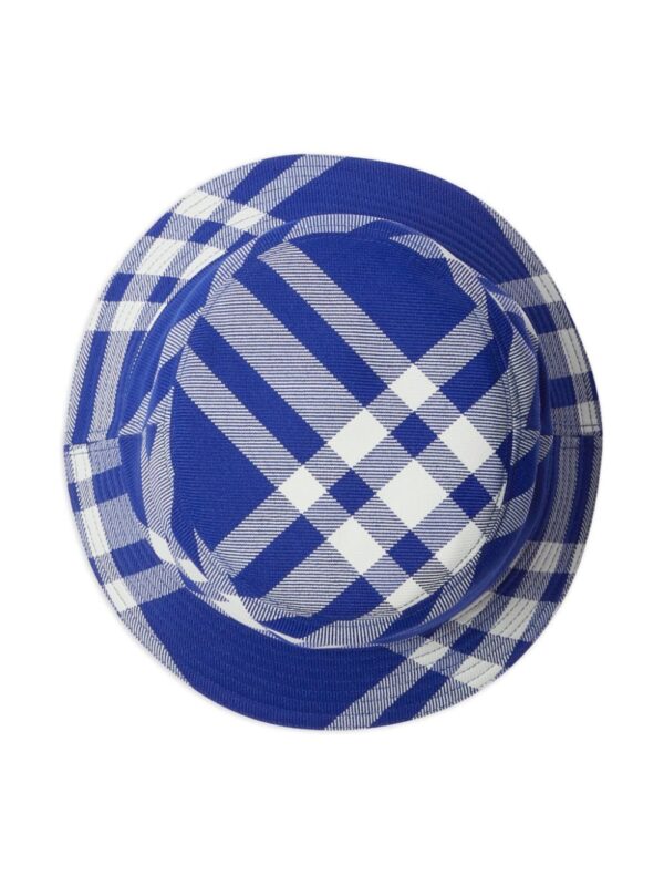 Burberry checked tonal-stitching bucket hat - Image 2