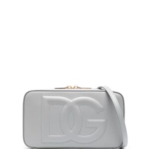 Dolce & Gabbana DG logo-embossed leather crossbody bag