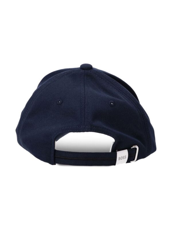 BOSS logo-embroidered contrasting-trim cap - Image 3