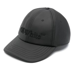 Off-White logo-embroidered coated baseball cap