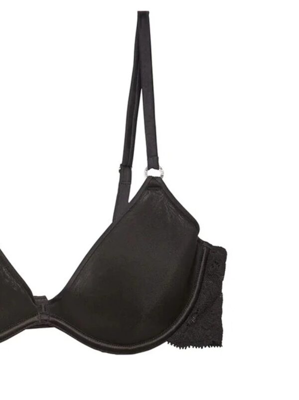 Fleur Du Mal  Charlotte Spacer lace-trim plunge bra - Image 2