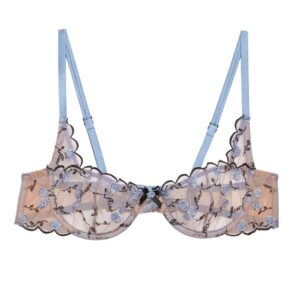 Fleur Du Mal  Rose and Vine balconette-style bra