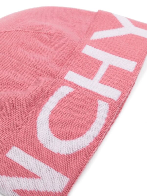 Givenchy logo-intarsia wool beanie - Image 2