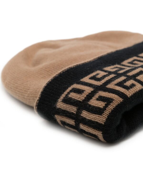 Givenchy 4G logo-intarsia two-tone beanie - Image 2