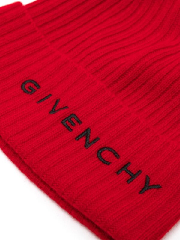 Givenchy 4G-motif logo-embroidered wool-blend beanie - Image 2
