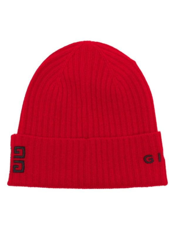Givenchy 4G-motif logo-embroidered wool-blend beanie