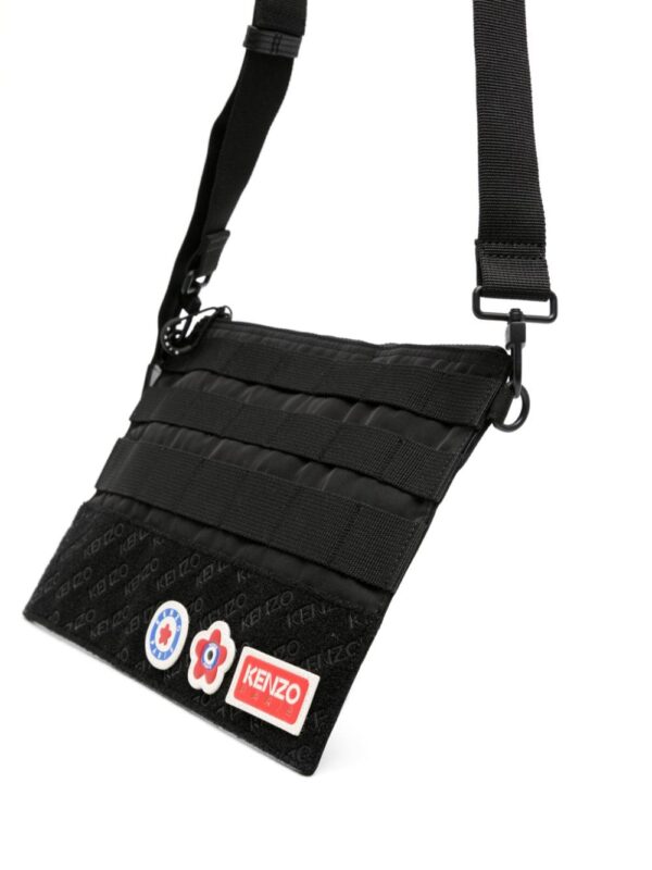 Kenzo Jungle detachable-patches messenger bag - Image 4