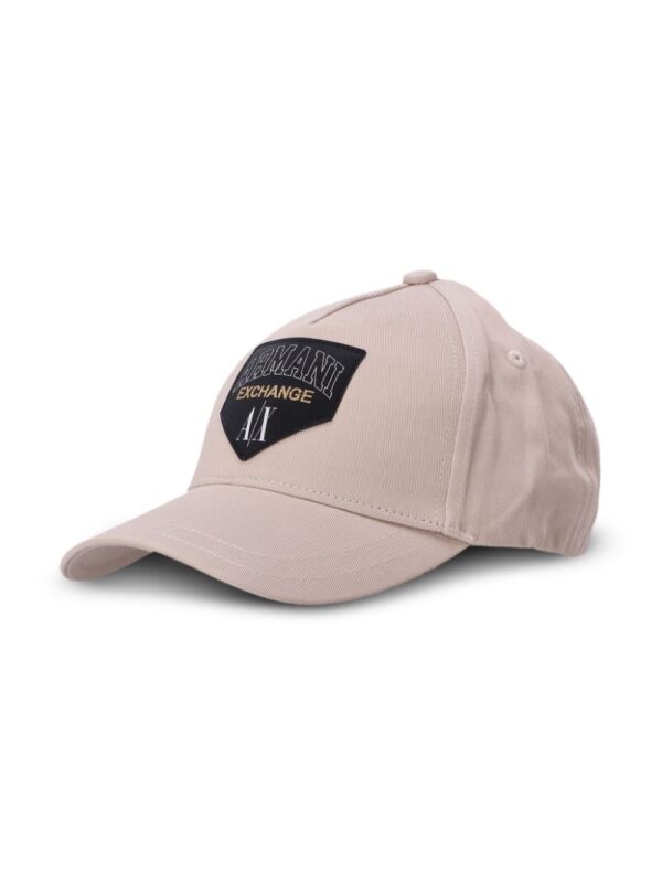 Armani Exchange Exchange logo-appliqué cotton baseball cap - Image 2