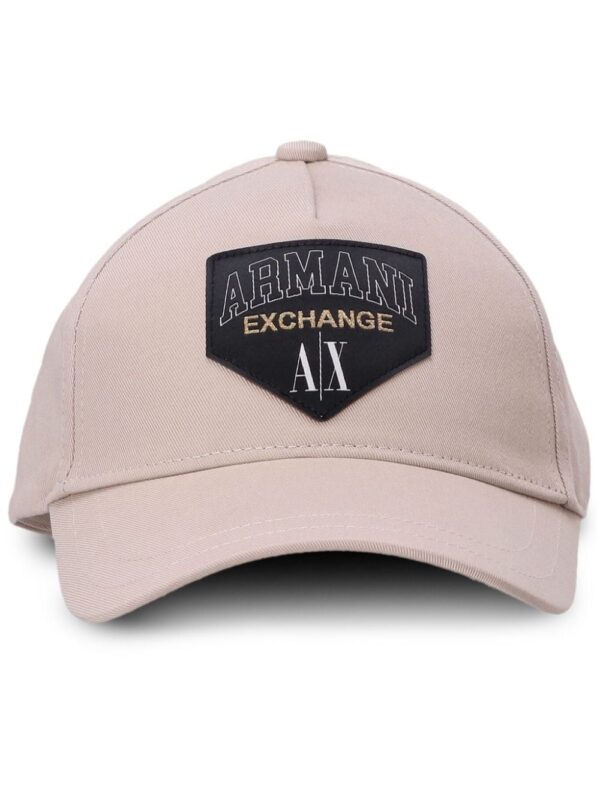 Armani Exchange Exchange logo-appliqué cotton baseball cap