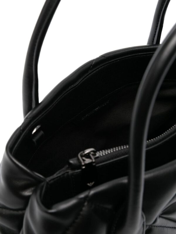 Emporio Armani quilted faux-leather tote bag - Image 5