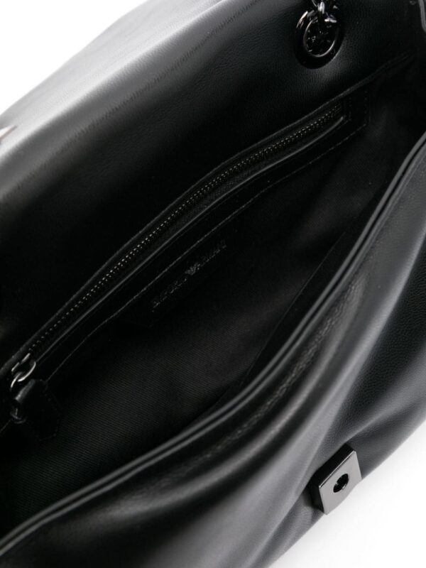 Emporio Armani quilted faux-leather shoulder bag - Image 5