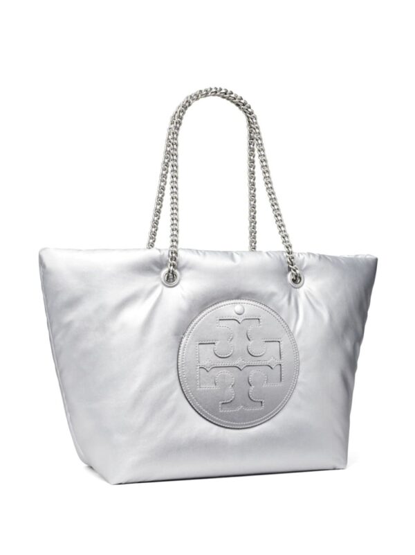 Tory Burch Ella logo-plaque tote bag - Image 3