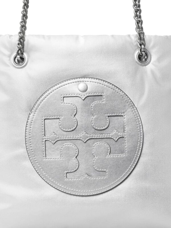Tory Burch Ella logo-plaque tote bag - Image 4