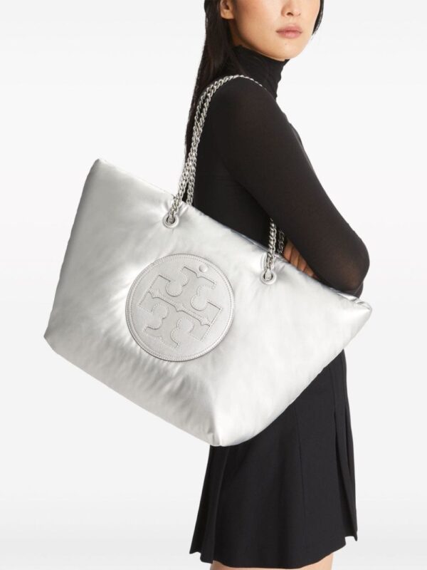Tory Burch Ella logo-plaque tote bag - Image 2