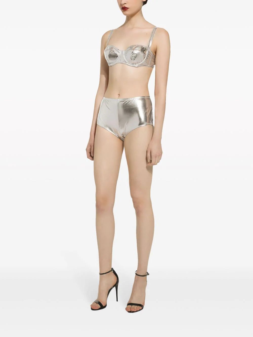 Dolce & Gabbana metallic balconette bra - Image 2