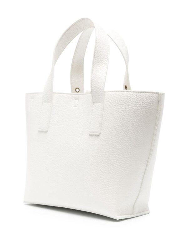Versace Jeans Couture Baroque-buckle grain-texture tote bag - Image 3