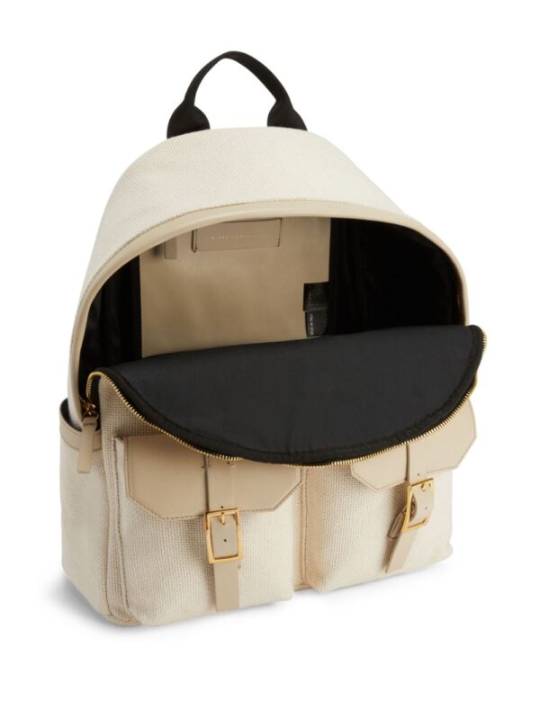 Giuseppe Zanotti Roiy utility canvas backpack - Image 5