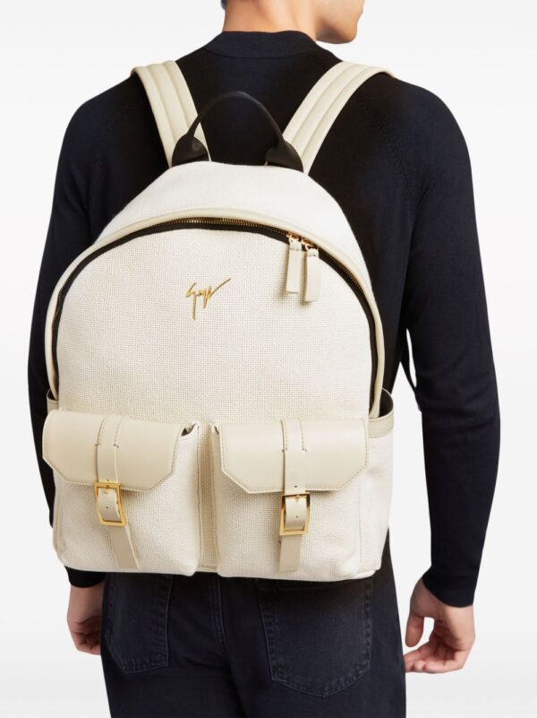 Giuseppe Zanotti Roiy utility canvas backpack - Image 2