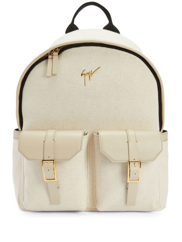 Giuseppe Zanotti Roiy utility canvas backpack