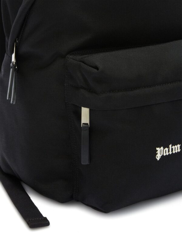 Palm Angels logo-embroidered canvas backpack - Image 5