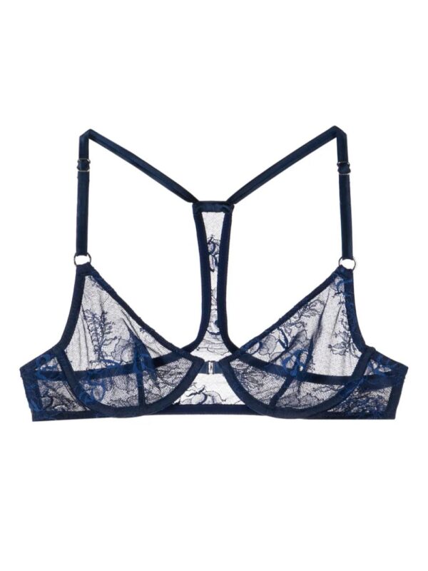 Fleur Du Mal  Boquet Lace racerback demi bra