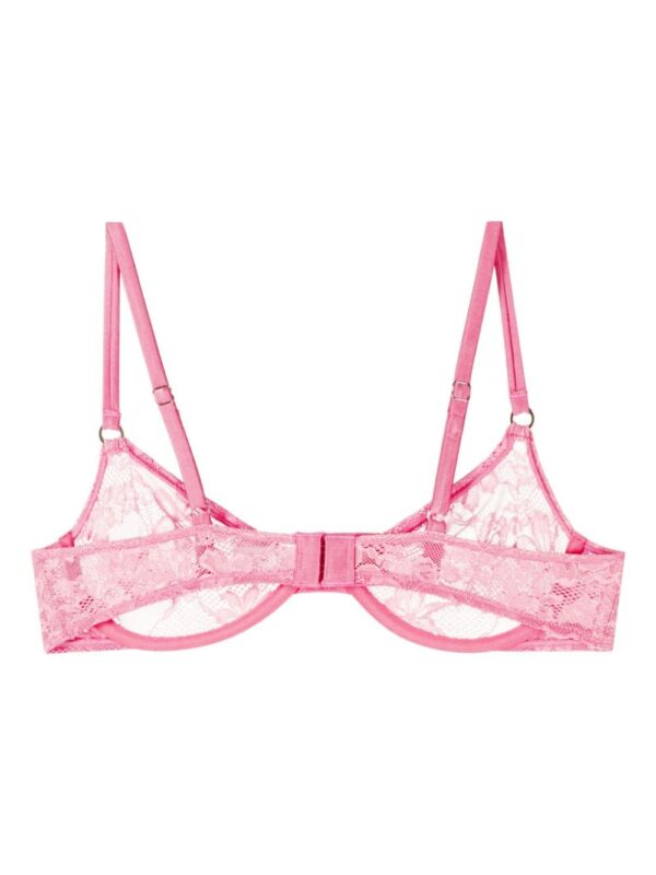 Fleur Du Mal  Le Stretch floral-lace demi bra - Image 2